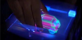 Criado Holograma 3d Que Pode Ser Manipulado com as Mãos