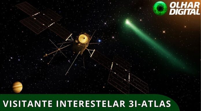 3I/ATLAS: Cometa Está Acelerando e Mudando de Cor para Tom Azulado