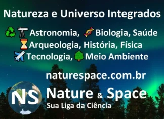 Banner de divulgação do Canal YouTube Nature & Space, com temas sobre Astronomia, Biologia, Tecnologia e Ciência.
