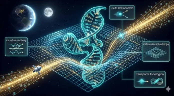 Geometria Quântica Oculta Curva Elétrons Como o Espaço-Tempo de Einstein Faz Com a Luz | Nature & Space
