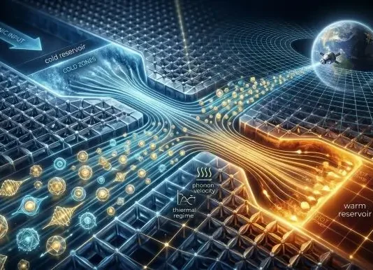 Fônons de Calor Surpreendem e Podem Fluir Como Água do Frio Para o Quente | Nature & Space